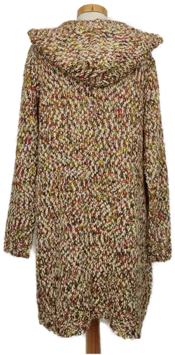 Jean Pascale Damen Long Strickjacke mehrfarbig Gr. L - Bild 4