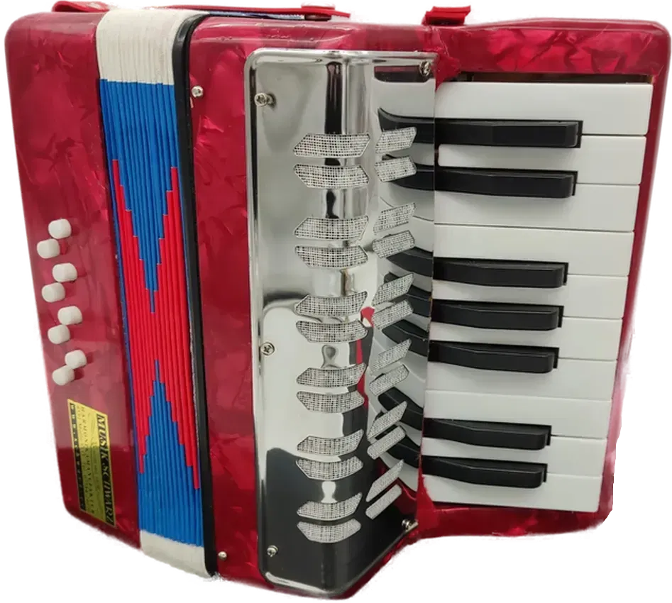 A.Haberkorn Akkordeon aus Holz 17 Tasten Nr.262377 für Kinder ab 3 Jahre - Bild 1