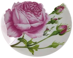 Teekanne Porzellan mit Untersetzer Rosenblütendekor - Bild 5