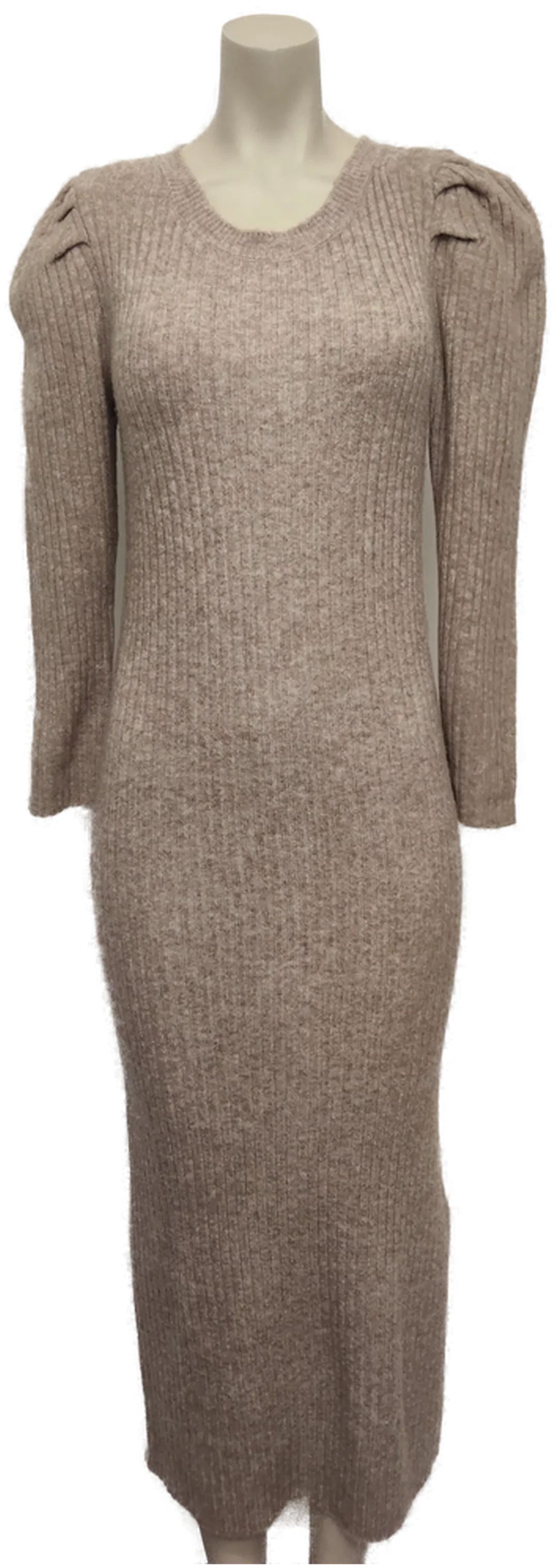 Vero Moda Damen-Maxikleid In Taupe Mit Rundhalsausschnitt | Casual-Chic – Bild 1