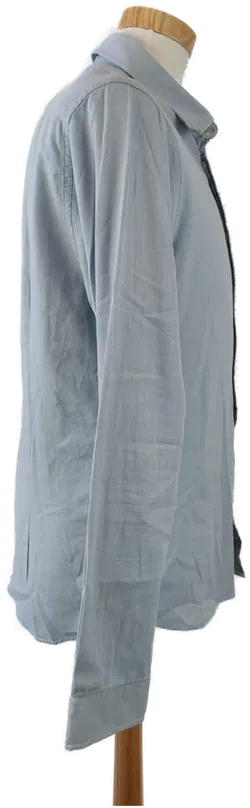 Esprit Herrenhemd, blau - Gr. M / EUR 48 (Slim fit) - Bild 2