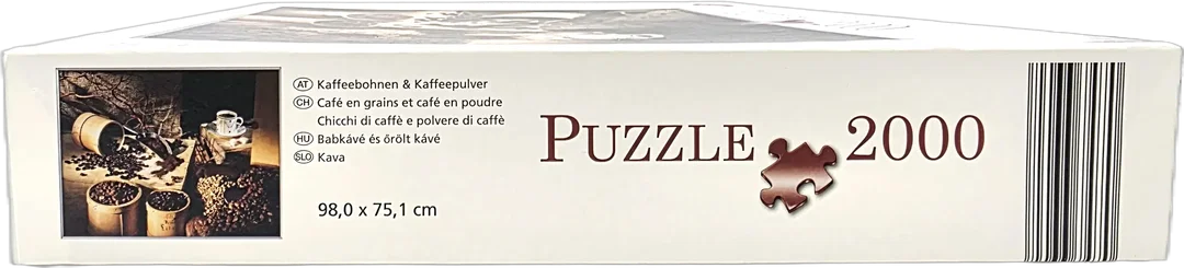 Ravensburger 2000-Teile-Puzzle Kaffeemotiv mit Bohnen und Tassen – Bild 5