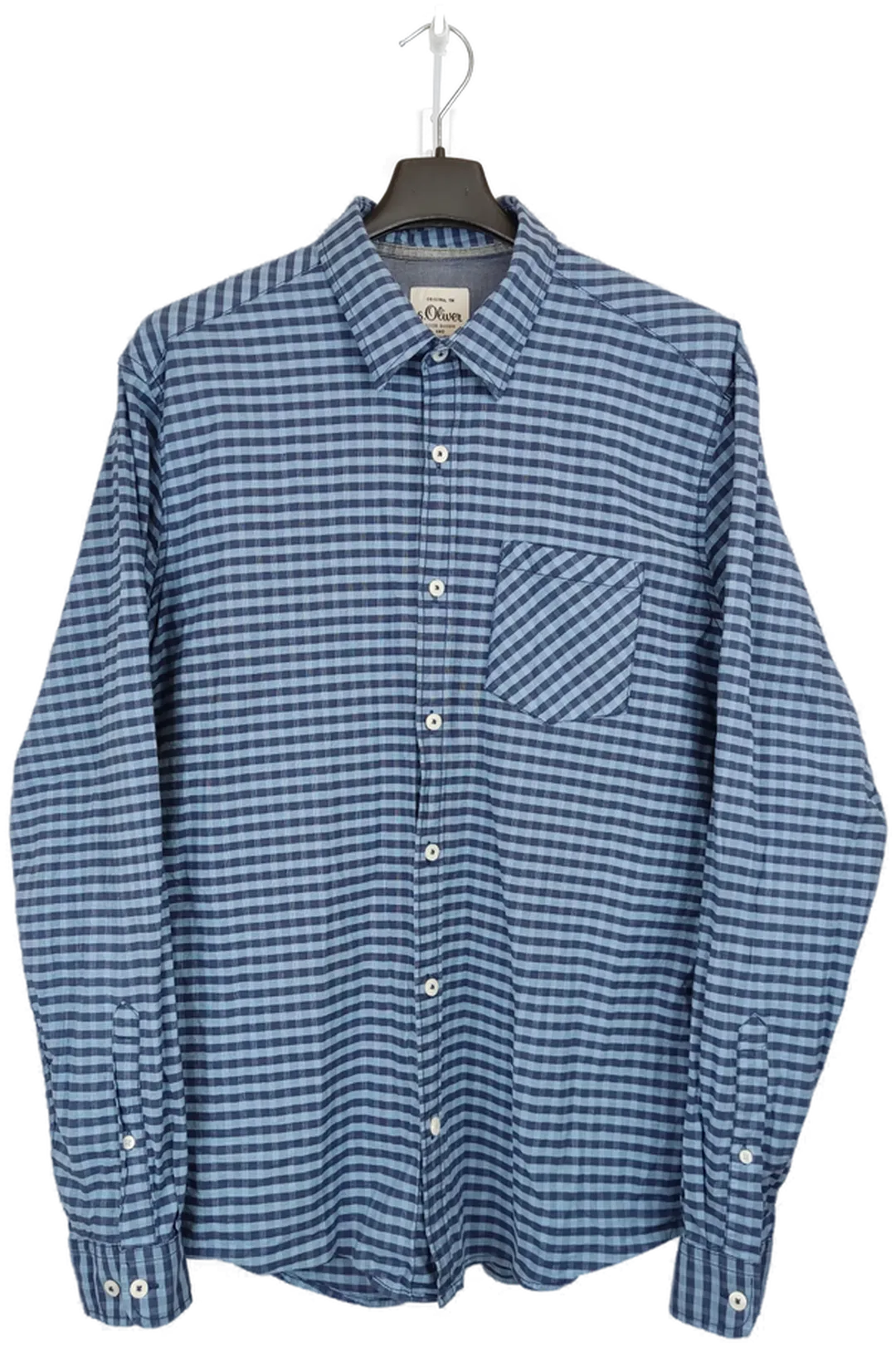 s.Oliver Herren Hemd blau Gr.L - Bild 1