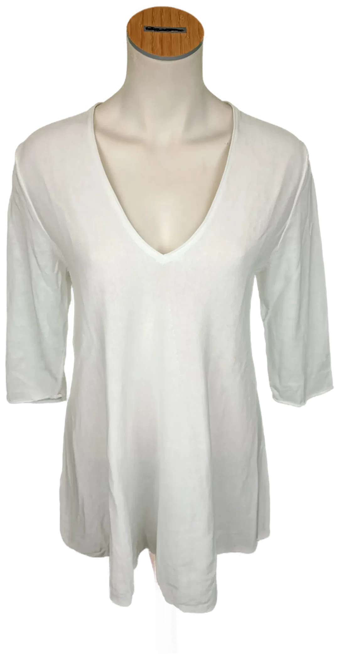 Stefanel Damenshirt weiß Gr. L – Bild 1