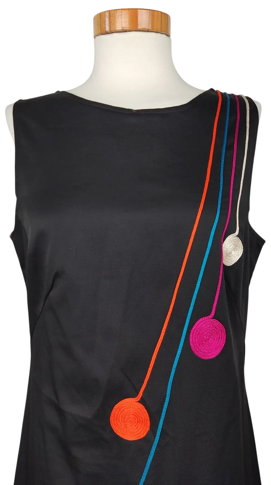Ojalá Paloma del Pozo Damen Midikleid, schwarz - Gr. L  – Bild 4