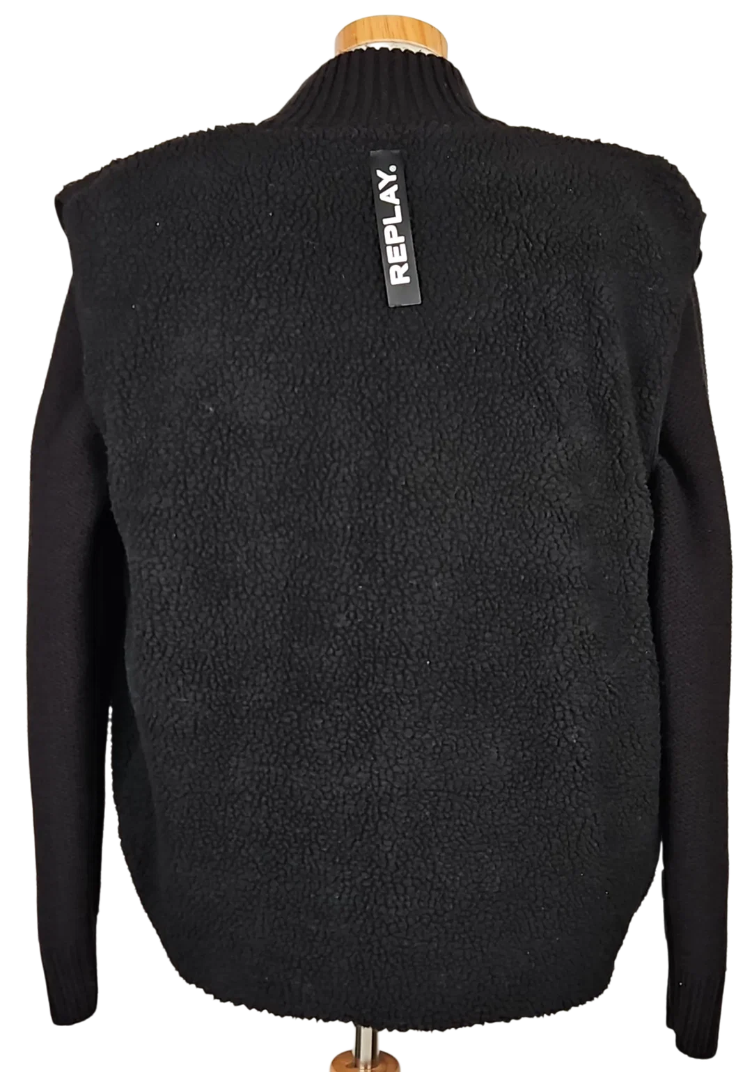 REPLAY Herren Wolljacke, schwarz - Gr. L  – Bild 5