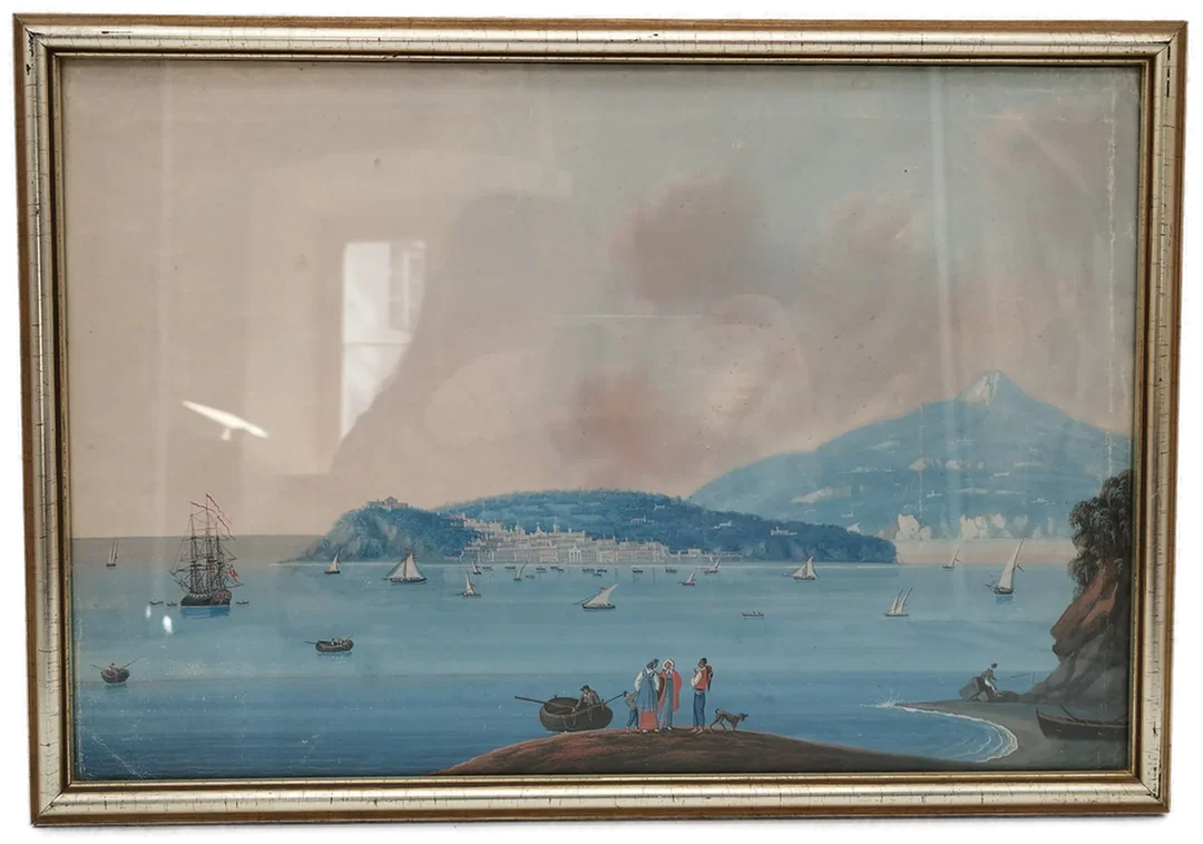 Bild einer Meeresansicht von R. Hee - 1979 / Eingerahmt - Bild 1