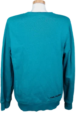 Karl Lagerfeld Herren Sweater petrol in Gr. L - Bild 2