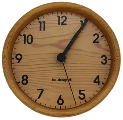 Bo Design runde Holz Wanduhr - Bild 1