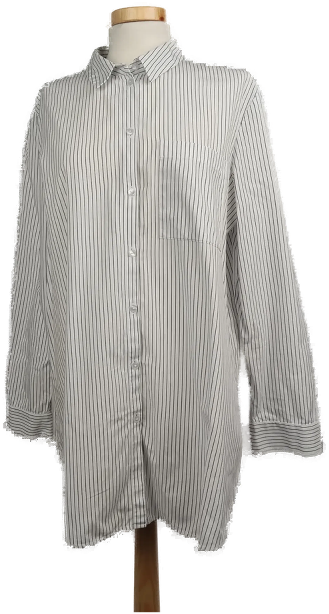 Jake*s Damenbluse gestreift weiß - L/40 - Bild 1