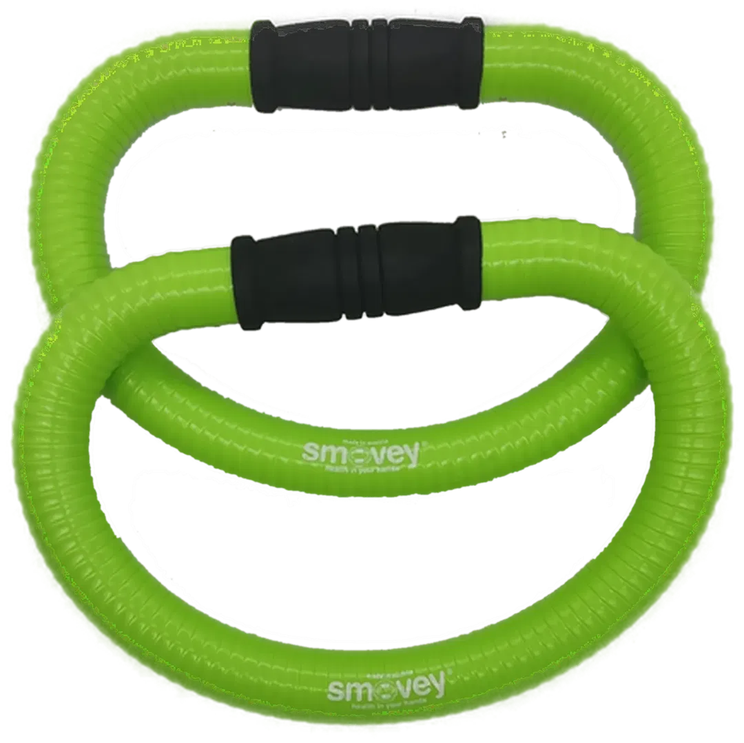smovey Vibroswing-Set 2 Stück Fitnessringe mit Trainings-CD in grün - Bild 1