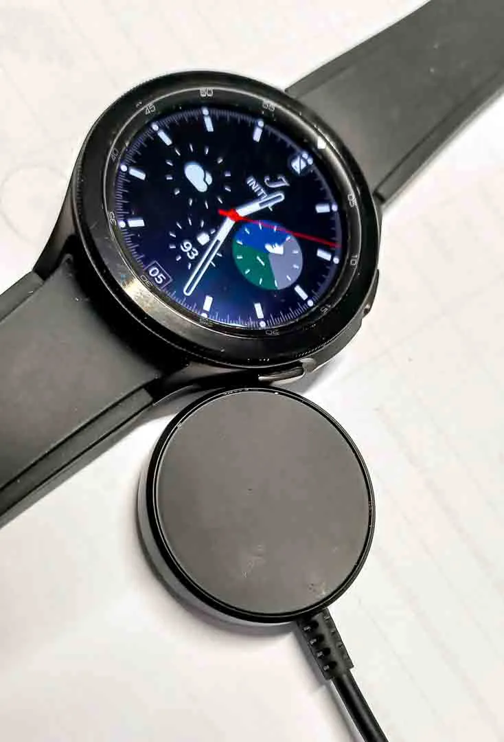 Samsung Galaxy Watch4 Classic Smartwatch Bluetooth 46mm Schwarz – Bild 4