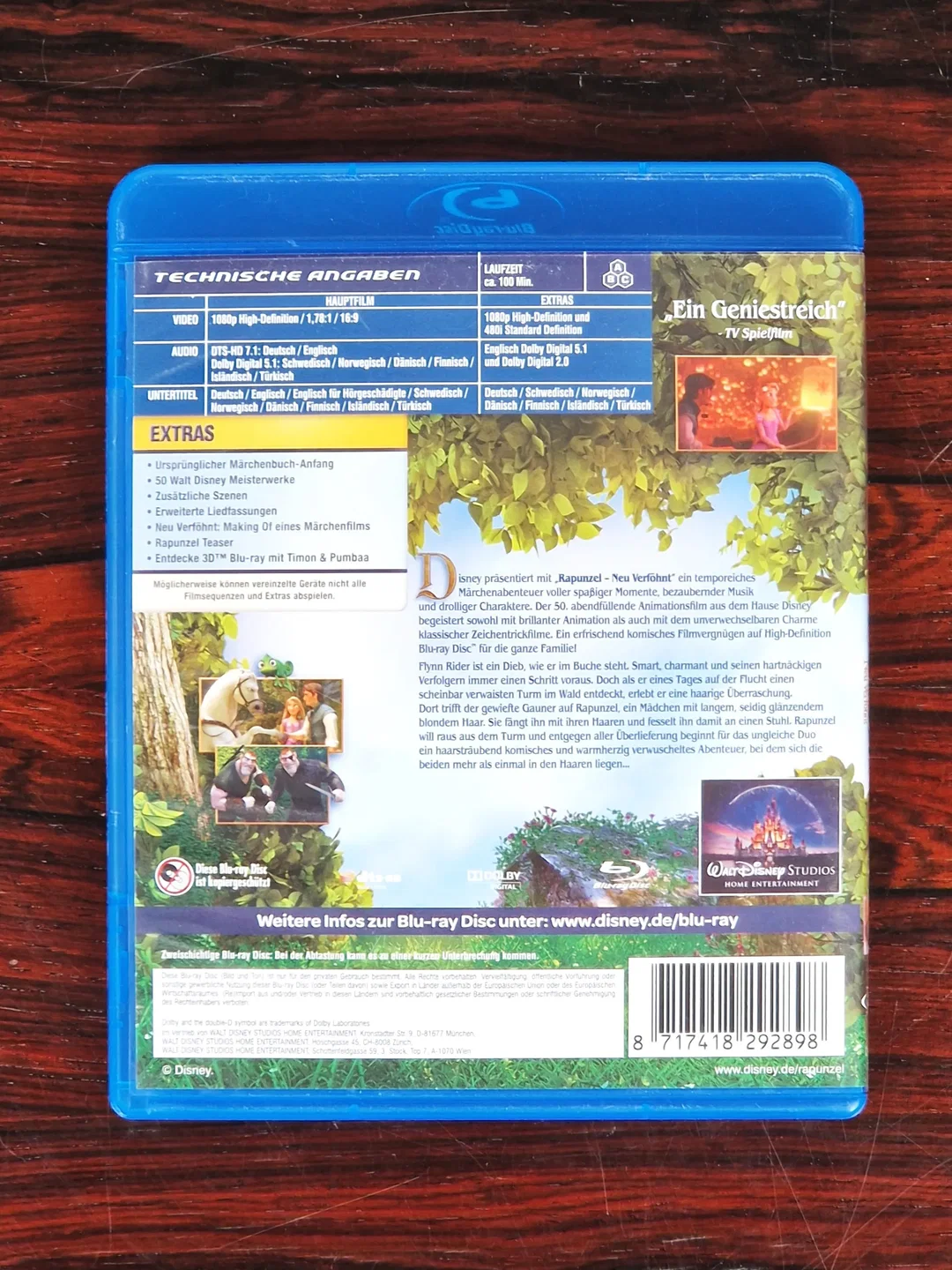 Disney Rapunzel - Neu verföhnt - Film - Blu-ray – Bild 2