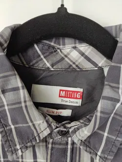 Mustang Hemd Kariert Gr. L | Lässiger Klassiker - Bild 3