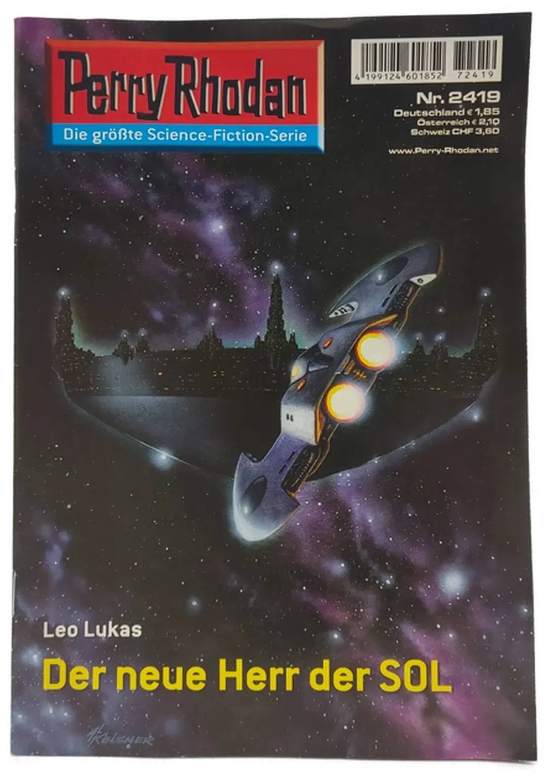 Romanheft Perry Rhodan Der neue Herr der SOL Erstauflage Nr. 2419 - Bild 2