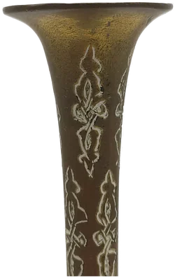 Islamische Arabische Messingvase | Handgravierter Orientalische Charme – Vorschau 3