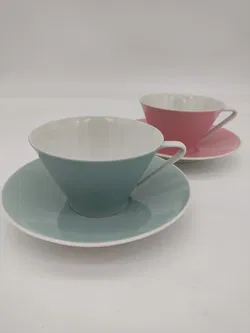 Lilien Porzellan Kaffeetassen DAISY 18 - 4 Stück - Bild 4