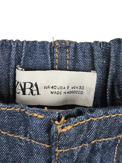 ZARA Damen Hose, blau - Gr. L / 40 - Bild 5