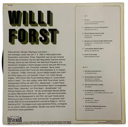 LP Schallplatte: Willi Forst  - Bild 2