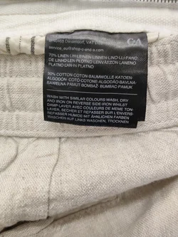Herren Leinen-Shorts C&A Beige | Sommerleicht - Bild 3