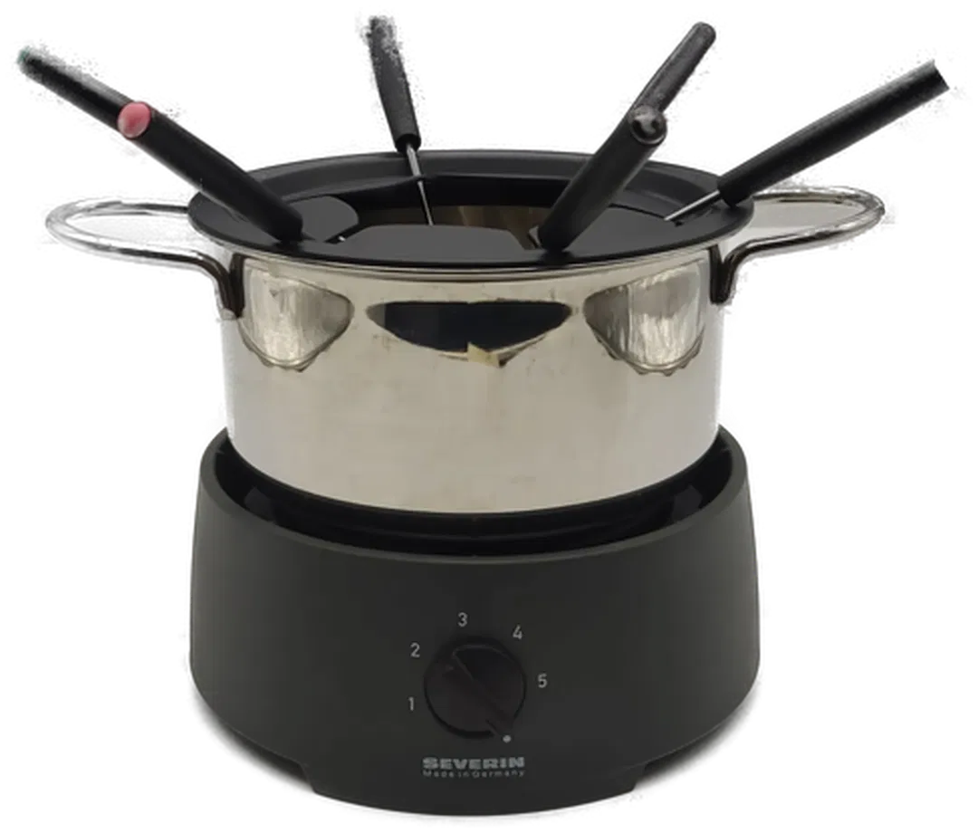 Severin Fondue Set silber schwarz - Bild 4
