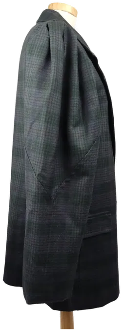 Miss Clementino Damenblazer Vintage blau grün-kariert - L/40 - Bild 3