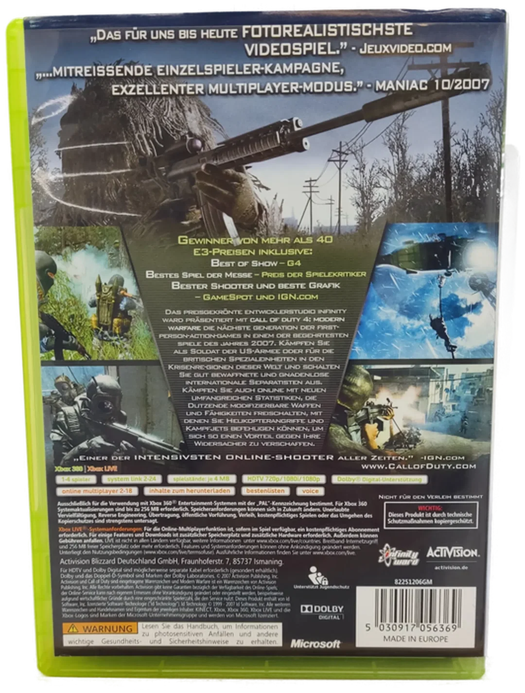 XBOX Game "Call of Duty 4 Modern Warfare" – Bild 2