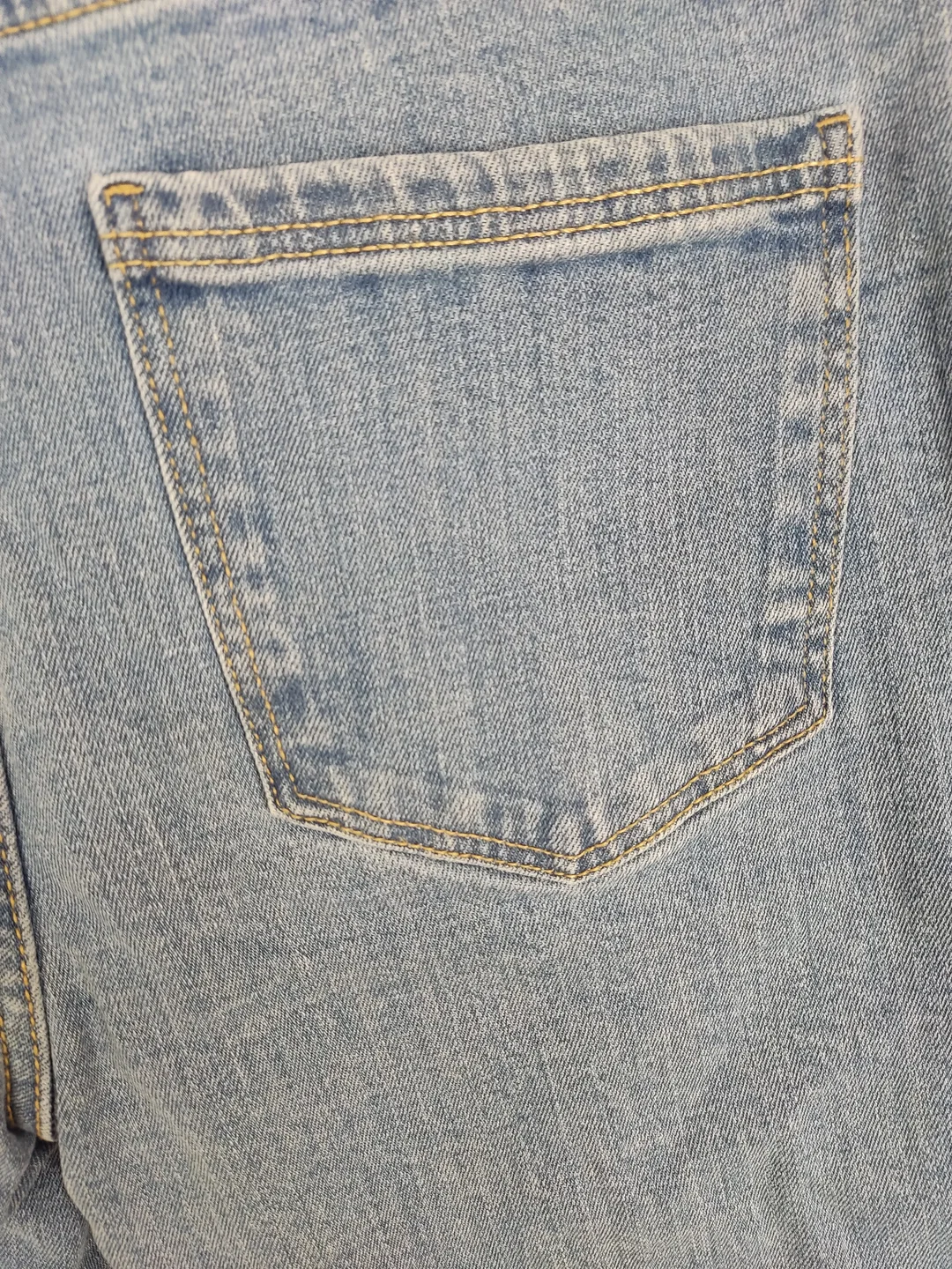 Jeans "esmara" lang mit Stretch, hellblau mit Taschen, Größe 40 – Bild 4