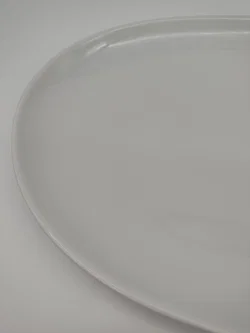 Lilien Porzellan - Große Vorlegeplatte weiß - Bild 3