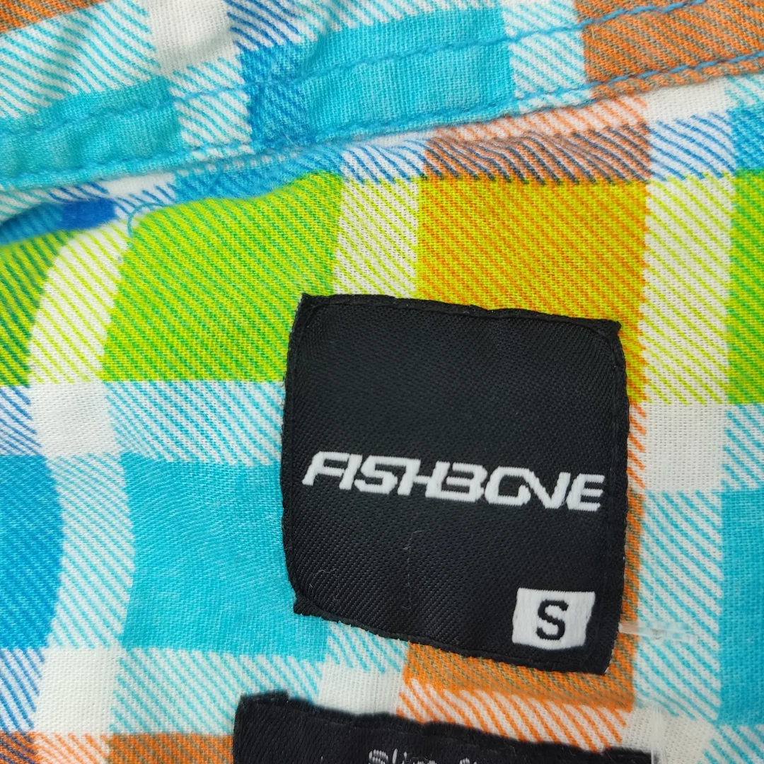 Fishbone Herrenhemd mehrfarbig, kariert - Gr. S (Slim fit) – Bild 4