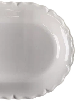 ovale Servierplatte cremefarben – Vorschau 3