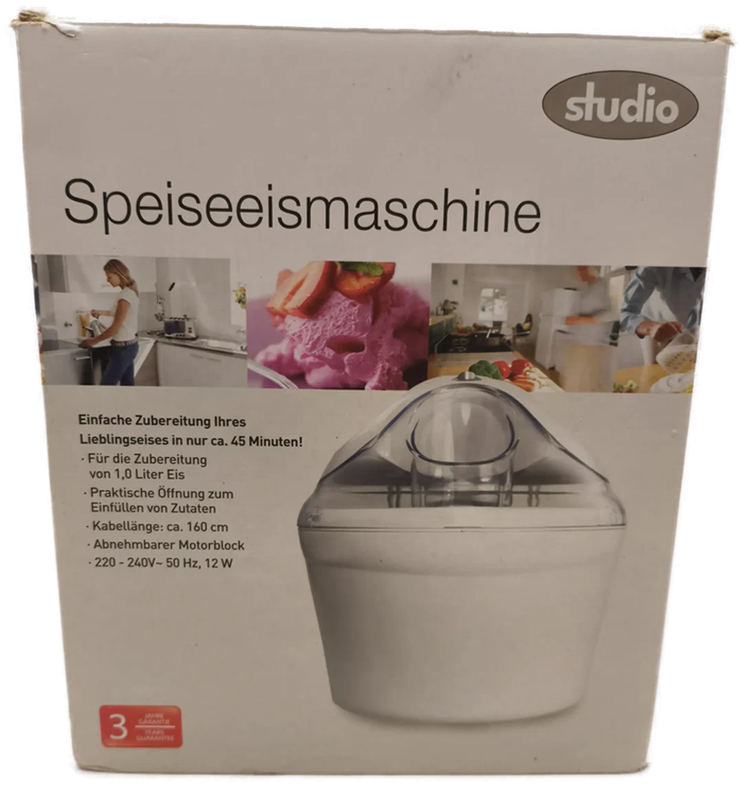 Speiseeismaschine, Studio, 1l Eis – Bild 2