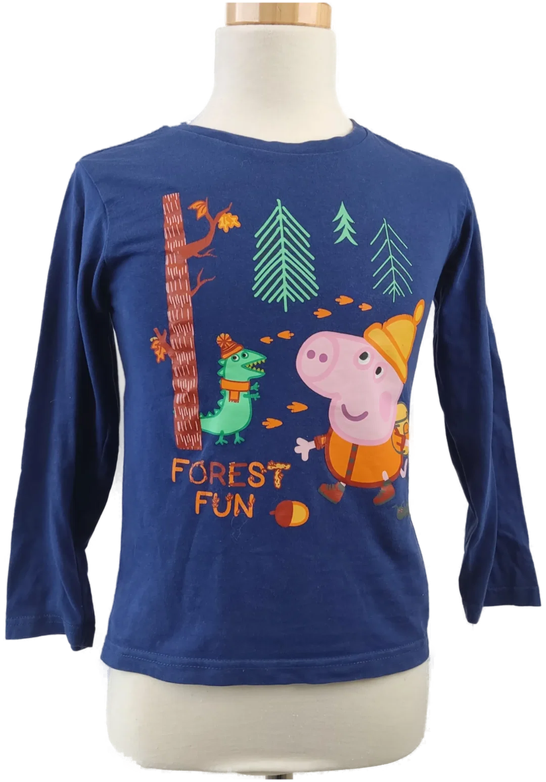 Peppa Pig Kinder T-Shirt blau - 122-128 - Bild 1