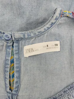 Zara Kinder Kleid blau Gr.110 - Bild 5