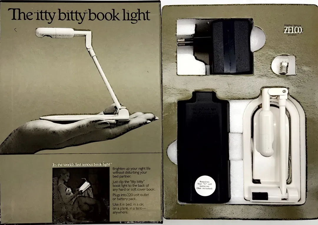 The „itty bitty” book light - Vintage Leselampe  - Bild 1