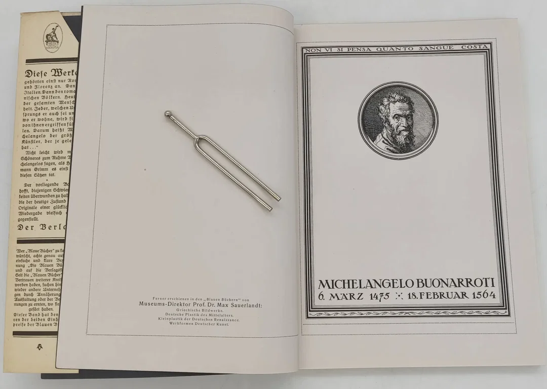 Buch/Bildband Michelangelo "Die Blauen Bücher" von 1941 – Bild 2