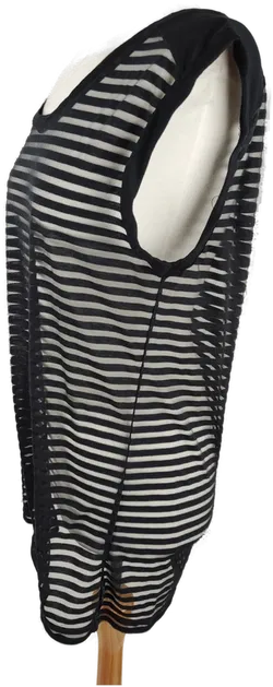 Mesh-Minikleid Maison Scotch Transparent-Streifen | Sommer-Statement - Bild 4