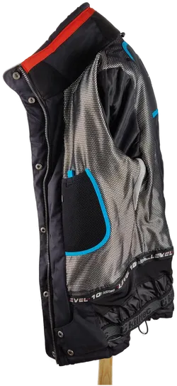 Skijacke 'killtec', mit Zipp, Stehkragen und Kapuze, weiß/schwarz/türkis, Größe 40 - Bild 5