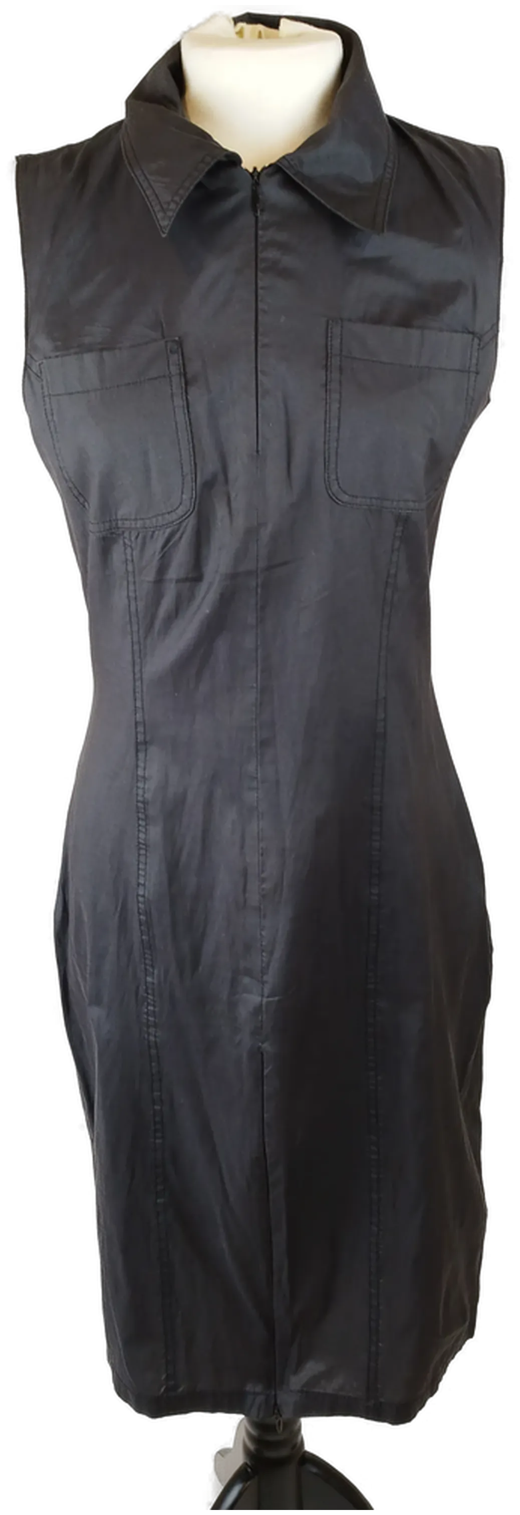 Atos Lombardini Midikleid - Gr. 42 / mit drei Reißverschlüssen - Bild 4