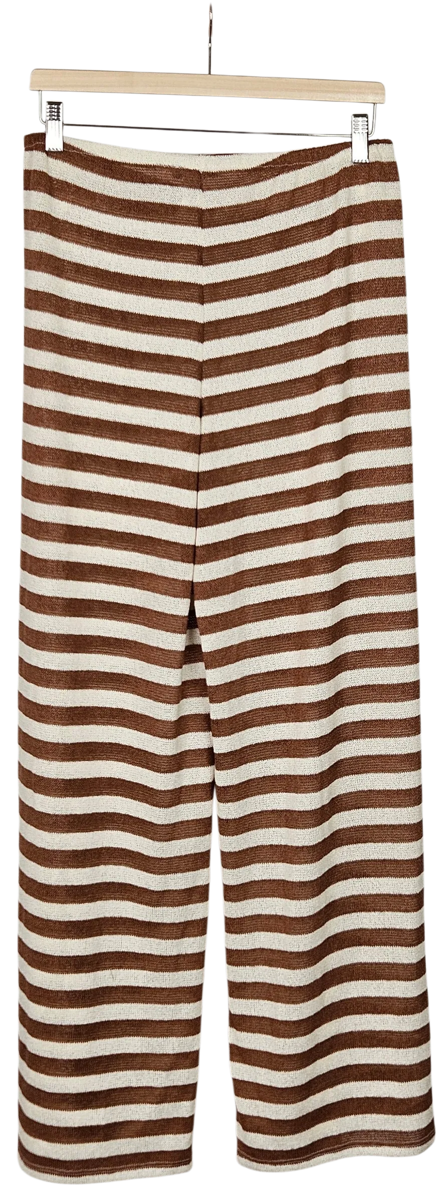 ZARA Damen Hose, braun/beige - Gr. L – Bild 2