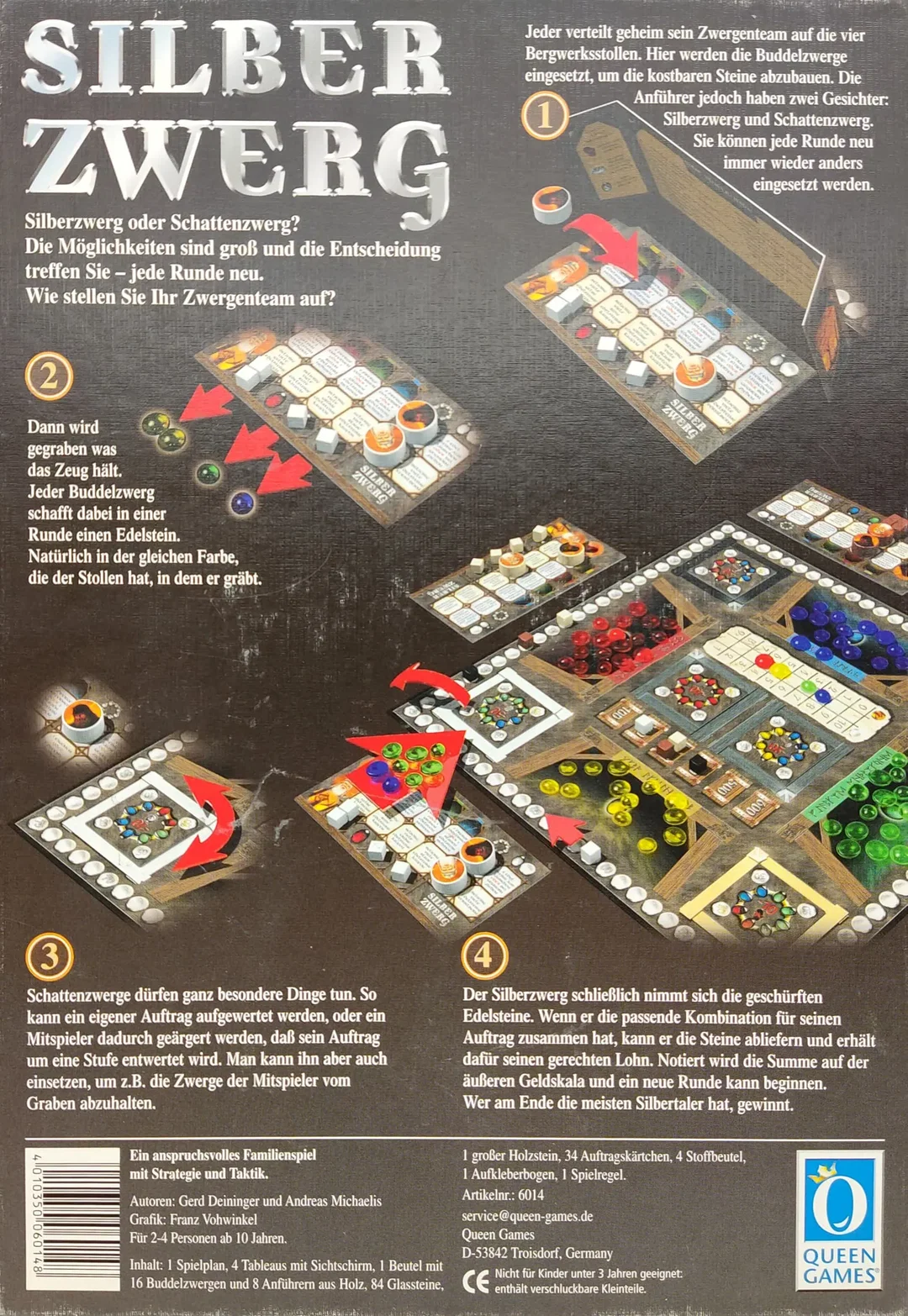 Silberzwerg - Gesellschaftsspiel - Queen Games – Bild 2