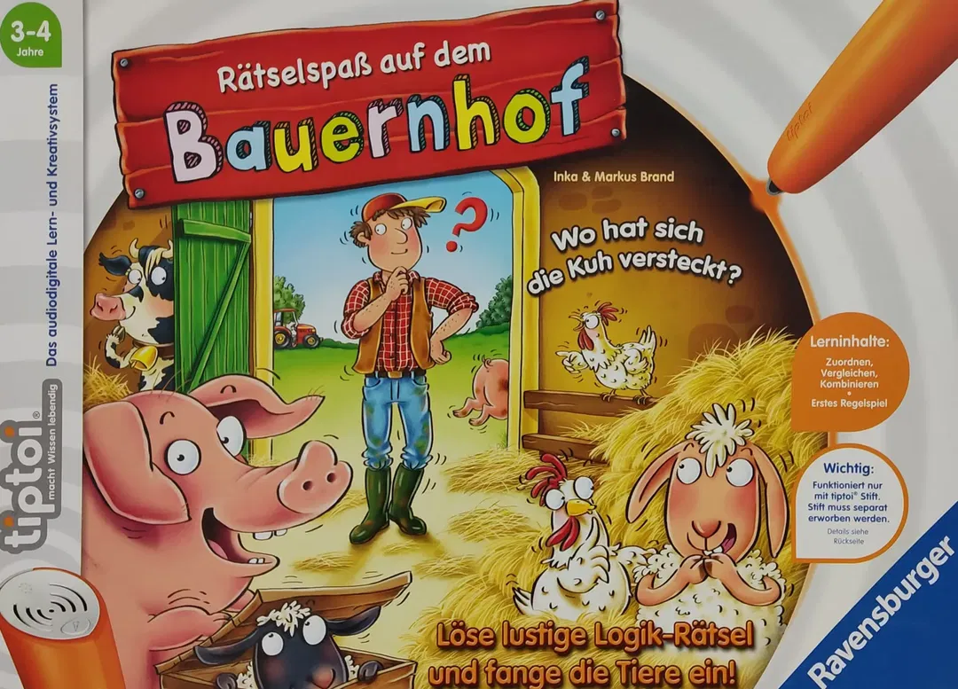 tiptoi® Rätselspaß auf dem Bauernhof - Lernspiel - Ravensburger  - Bild 4