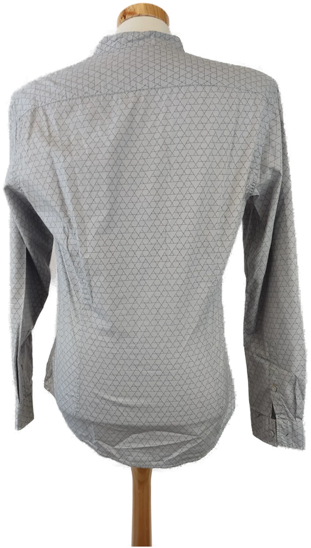 EDC Herrenhemd grau- Gr. M (Slim fit) – Bild 3