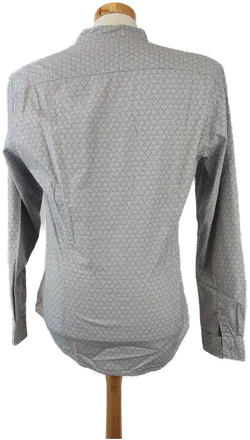 EDC Herrenhemd grau- Gr. M (Slim fit) - Bild 3