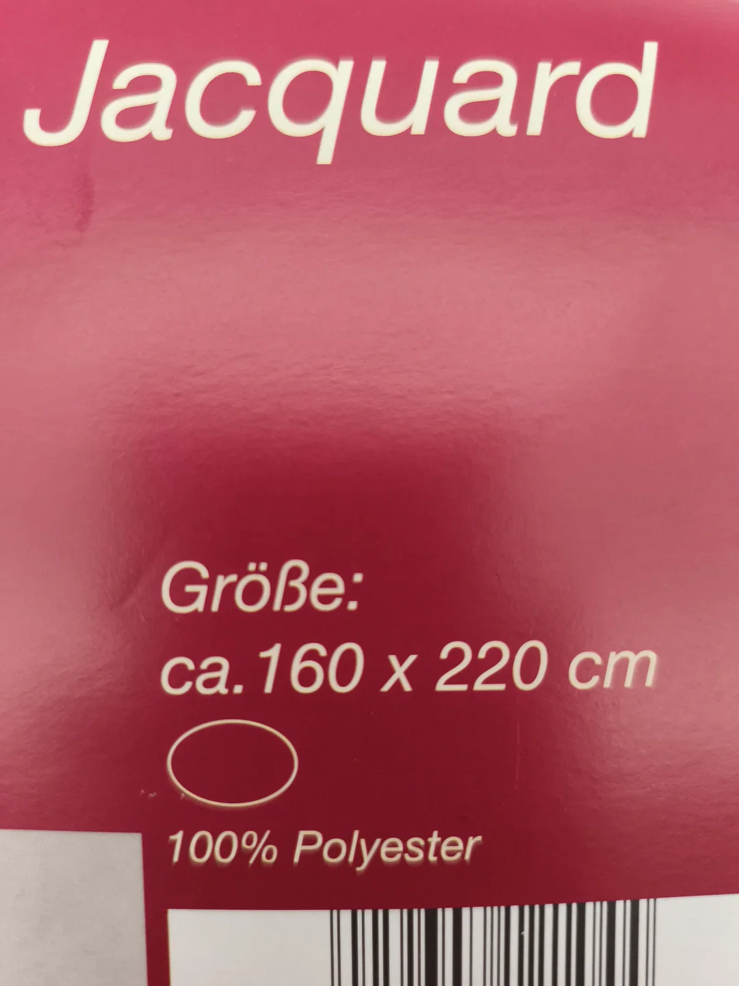 Hochwertige Tischdecke, Oval – Bild 2