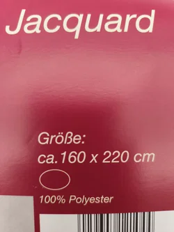 Hochwertige Tischdecke, Oval – Vorschau 2