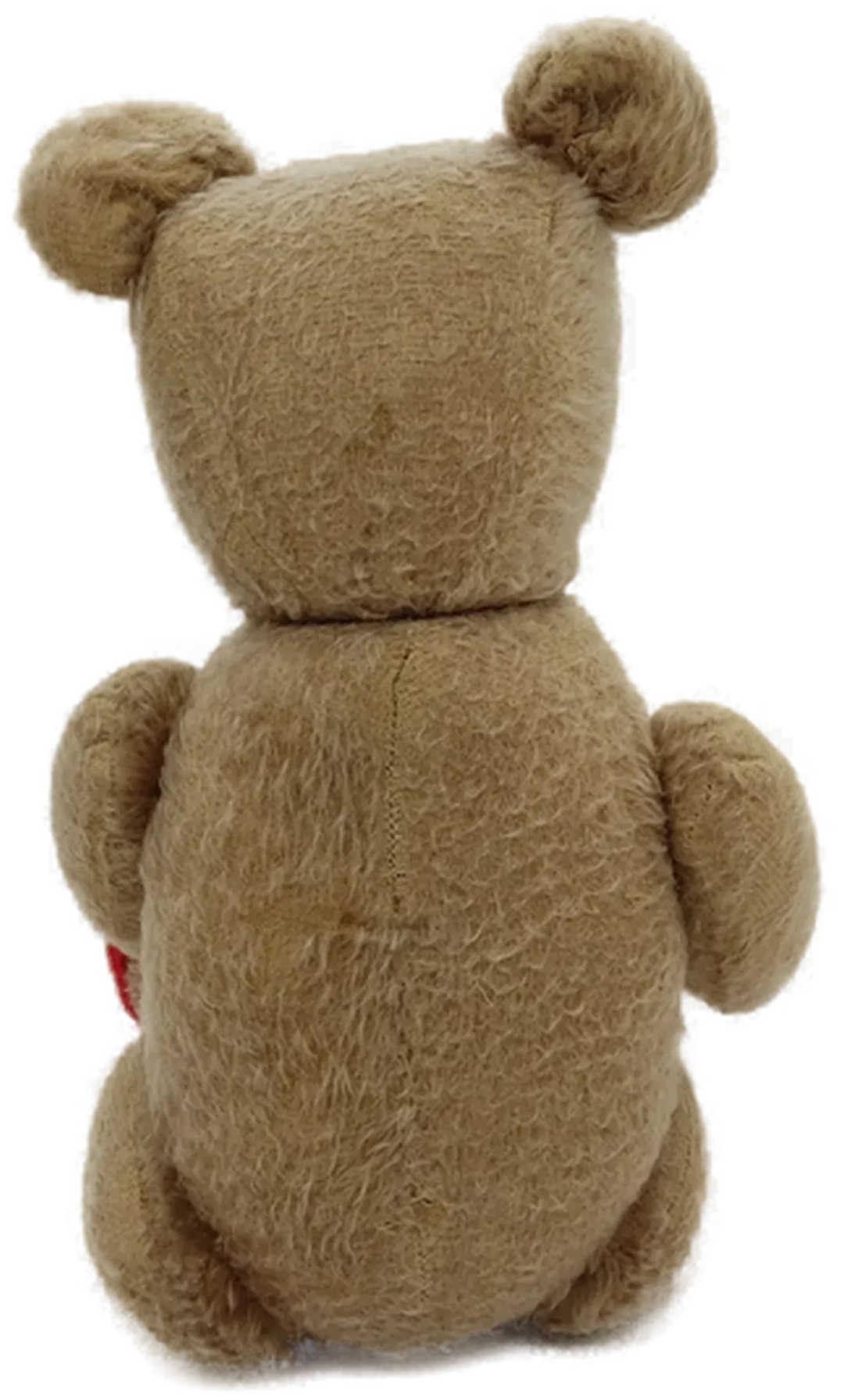 Teddybär Stofftier in braun-rot, Höhe 48cm – Bild 2