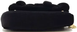 ONLY Samthandtasche schwarz mit geflochtenem Muster  – Vorschau 4