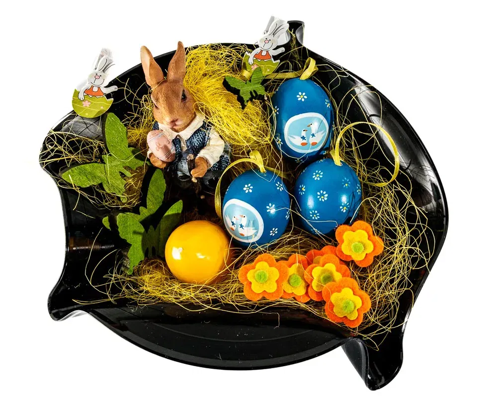 Schale aus einer echten Vinylschallplatte Modell 