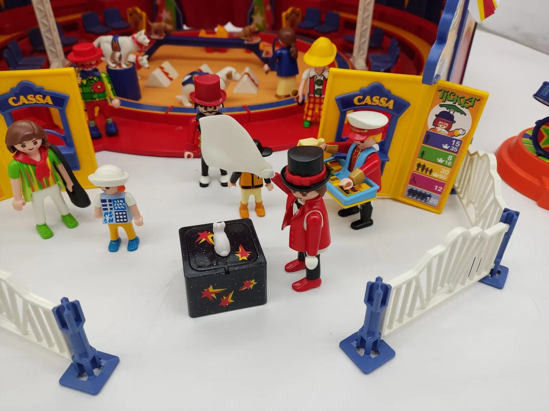Playmobil Zirkus, Zirkuskapelle mit 4 fach Soundmodul, Hundezirkus, Artisten und Zauberkünstler – Bild 5
